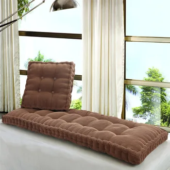 Новая длинная толстая подушка Для украшения домашнего офиса, длинная подушка, Однотонная подушка-татами, Настраиваемая подушка для пола