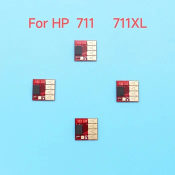 Для HP 711 Микросхема Картриджа Системы Автоматического сброса СНПЧ Для HP 711 Designjet T120 T520 С Непрерывной Подачей Чернил 711XL ARC