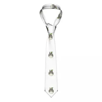 Галстук для мужчин, официальные узкие галстуки, Классический мужской галстук в стиле Тоторо, милый свадебный галстук, Джентльменский узкий