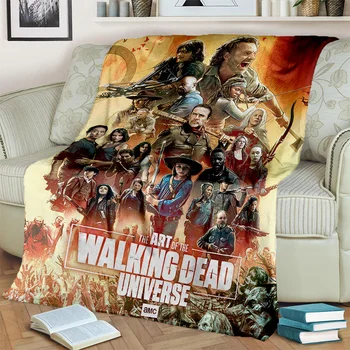 3D Horror TV The Walking Dead TWD Одеяло, Мягкое покрывало для дома, кровати, дивана, офиса для пикника, путешествий, Одеяло для детей