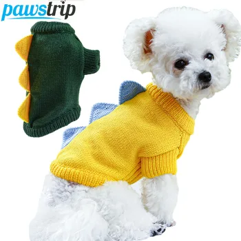 Свитера для домашних собак, одежда для маленьких средних собак, вязаное пальто для щенков, одежда для французских бульдогов чихуахуа, одежда для йорков