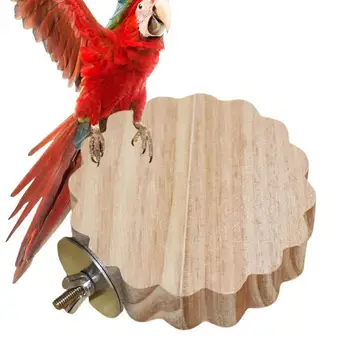 Подставка для попугаев Деревянная платформа для птиц Подставка для попугаев Подставка для игрушек Платформа для попугайчиков Волнистый попугайчик Зяблики Cockatiels Cage