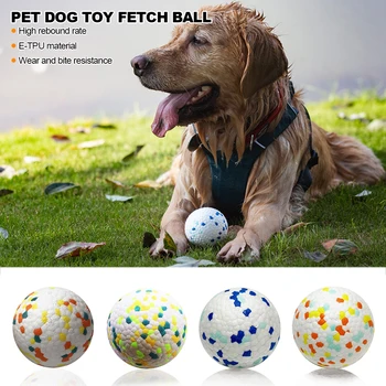 Игрушка для домашних собак Мяч для извлечения Легкий жевательный резиновый мяч с высокой устойчивостью к укусам Интерактивные метательные летающие игрушки для собак Аксессуары