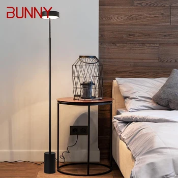 Торшер в скандинавском стиле с БАННИ, минимализм, современная семейная гостиная, креативный светодиодный светильник для спальни