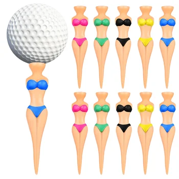 Стойки для крепления мячей для гольфа, Тренировочные гвозди, Кронштейны, пластиковые Гольфы, Тройники, Аксессуары, Забавные бикини для девочек