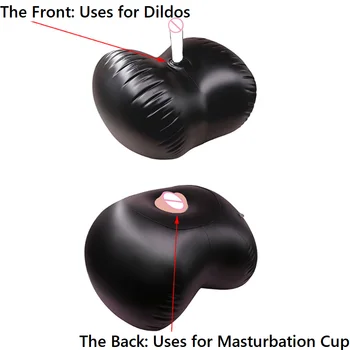 Надувная подушка для мастурбации дилдо для женщин, кресло для верховой езды со съемным пенисом, Анальная пробка, подушка, секс-игрушка для женщин, мужчин