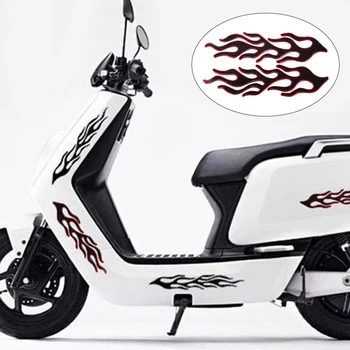 2шт 3D Универсальные мотоциклетные Огнезащитные наклейки на бензобак Наклейки для Honda Shadow Suzuki GSXR