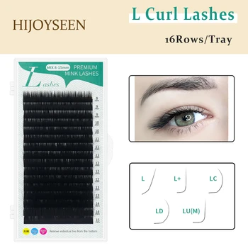 Поставщик натуральных ресниц для индивидуального наращивания HIJOYSEEN L Curl Lashes L /L + / LC /LD /M
