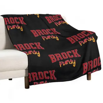Новое одеяло Brock Purdy 13, пушистое одеяло, одеяла для дивана, пушистые мягкие одеяла, дорожное одеяло