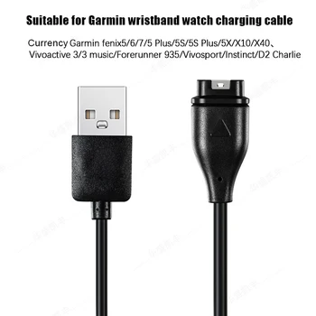 USB-Кабель Для Зарядки Garmin Fenix 7 7S 7X6 6S 6X5 5S 5X Vivoactive Venu 2 Часы Для Синхронизации Данных Зарядное Устройство Шнур