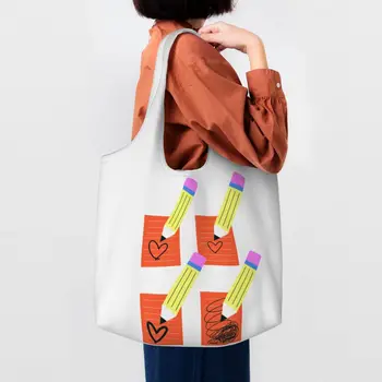 Сумка для покупок Perfectionism Женская холщовая сумка через плечо Моющаяся Уличная фреска Eldridge Grocery Сумки для покупателей Сумки