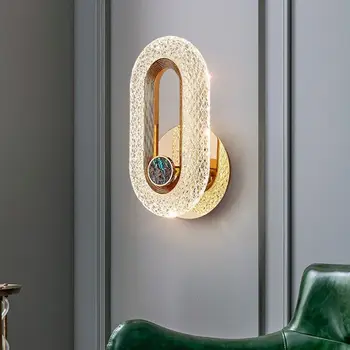 Современный светодиодный настенный светильник для внутреннего освещения, используется для семейной прикроватной лампы, украшения дома, спальни, гостиной, креативного настенного светильника