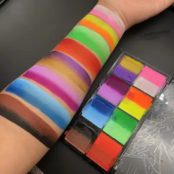 Палитра красок для лица на водной основе Hydro Liner Kit из 8 цветов для покраски кузова