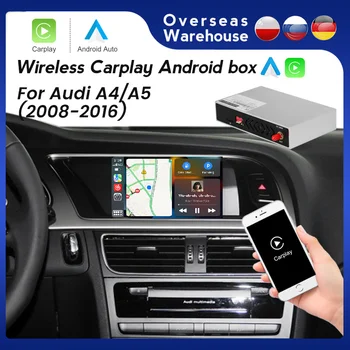 Беспроводной Carplay Android Auto Module Decoder Box для Audi A4 B8 A5 S4 2009 2010 2011 2012-2017 Mirror Link AirPlay Car Play BT