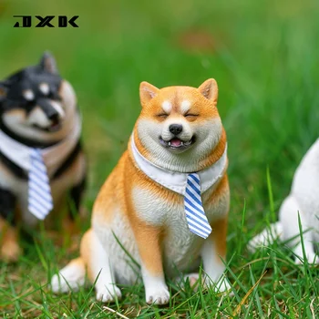 JXK JXK102 Модель собаки Сиба в масштабе 1/6 Украшение сцены Украшения для взрослых фанатов Коллекционный Сувенир