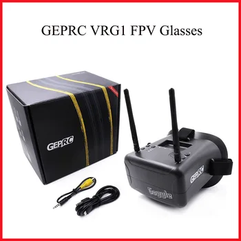 Очки GEPRC VRG1 для FPV-Дрона, Аксессуары для очков, Версия Видеорегистратора, устанавливаемая на голову, 5.8 g 40-канальная Передача Изображения для Аналогового RC