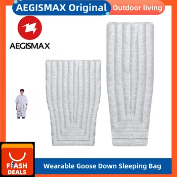 AEGISMAX WIND HARD КРОШЕЧНЫЙ носимый спальный мешок из гусиного пуха 850FP, сверхлегкий конверт, спальный мешок для кемпинга на природе