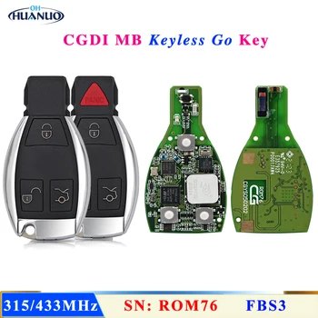 CGDI MB FBS3 Smart RemoteKey с бесключевым переходом 315 МГц/433 МГц для Mercedes-Benz W164 W166 W216 W221 W251