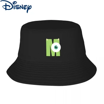 Летняя шляпа-боб M для Mike Monsters Inc, Унисекс, кепка рыбака Disney, Новые хлопчатобумажные шляпы-ведерки, уличные шляпы рыбака