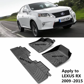 Используйте для 2009-2015 LEXUS RX270 RX350 RX450h автомобильный ковер 2009-2015 LEXUS RX270 RX350 RX450h автомобильные коврики водонепроницаемые коврики