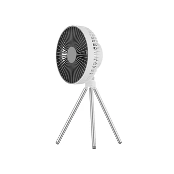 Портативный вентилятор для кемпинга Перезаряжаемый Мульти Мини Вентилятор USB Потолочный вентилятор для кемпинга на открытом воздухе Светильник Штатив Настольный Вентилятор Белый