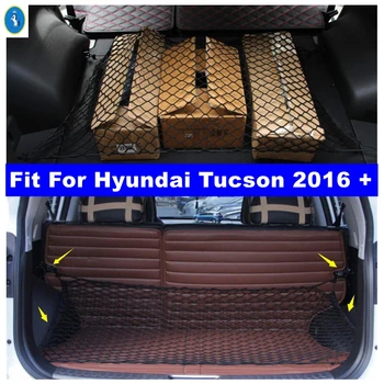 Багажник Для Заднего Хранения Грузового Багажа Эластичный Сетчатый Держатель С Карманом На 4 Крючка Подходит Для Автоаксессуаров Hyundai Tucson 2016-2020