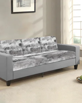 Абстрактная современная винтажная текстура, черно-белый чехол для подушки сиденья, протектор для дивана, Эластичные съемные чехлы для диванов