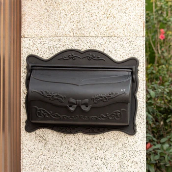 Почтовые ящики на дверях европейских вилл, Открытый Почтовый ящик, Подвесной почтовый ящик на стене, креативный Уличный почтовый ящик из литого алюминия