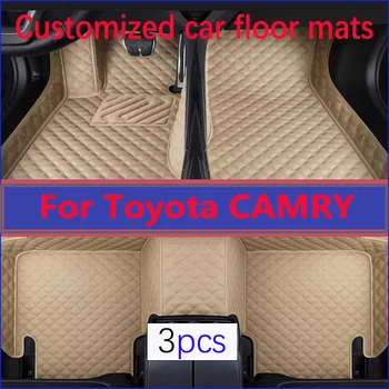 Автомобильные коврики для Toyota CAMRY 2004 2005 Пользовательские автоматические подушечки для ног Автомобильный ковер Аксессуары для интерьера