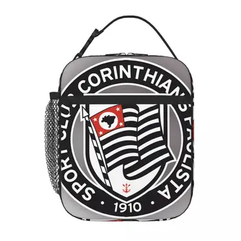 Сумка для ланча Corinthians Paulista, сумка для каваи, термосумки, термосумка для ланча