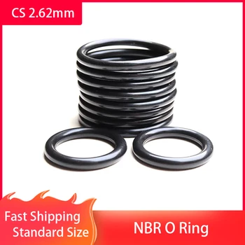 CS 2,62 мм, Уплотнительное кольцо из нитрила с высокой маслостойкостью, Уплотнительное кольцо из каучука NBR, толщина 2,62 мм, ID 1,24-221,92 мм