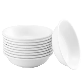 Маленькие тарелки для приправ, Миски, блюдце, Пластиковые Мини-тарелки для закусок, контейнеры для ароматизаторов, Супласт