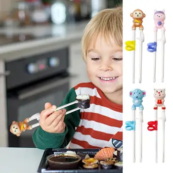 Креативные детские палочки для еды, милые мультяшные животные, палочки для обучения детей, помощник для обучения детей, палочки для еды для детей