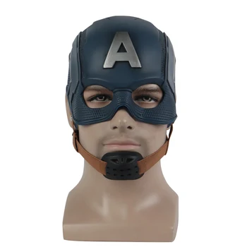 Косплей Маска Капитана Америка Маска Шлем на Хэллоуин Латексные маски Косплей костюм