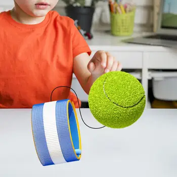 Резиновый мяч для отскока на открытом воздухе, в помещении, реакционная струна, тренировка координации запястья, браслет для мальчиков, подарок для девочек