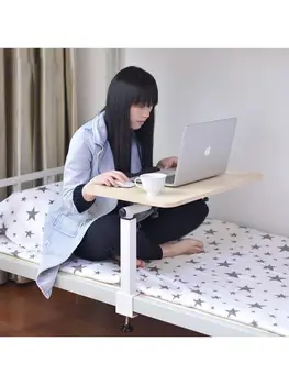 Письменный Стол для ноутбука на языке Wo Yimu Кровать со складывающимся общим Ленивым Столом Маленький Столик Для учебы в спальне