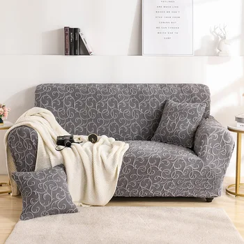 Легкий и утолщенный рельефный жаккардовый всесезонный эластичный чехол для дивана, универсальный чехол для дивана, комбинированное полотенце для дивана