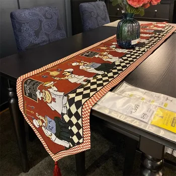 Стол в стиле Кантри, флаг, коврик для чашек, изоляционный коврик, коврик для чайного столика шеф-повара