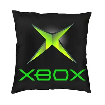 Классические наволочки с логотипом Xboxs, украшение спальни, подарки для геймеров, чехол для подушки, Квадратная наволочка Dakimakura