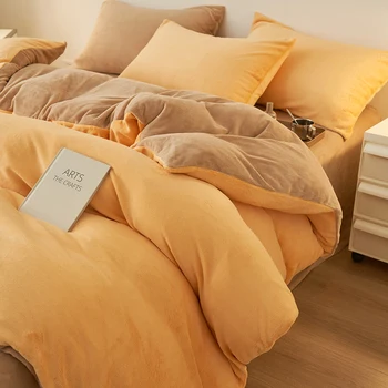 Клубничное бархатное стеганое одеяло с двусторонним дизайном, пододеяльник funda nordica, теплое одеяло, зимнее постельное белье (без наволочки