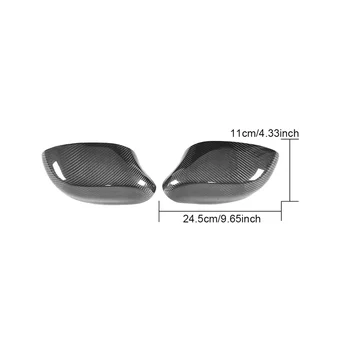 Автомобильные чехлы для боковых зеркал заднего вида из углеродного волокна, защитные чехлы для правых зеркал заднего вида для- Z4 E85 2002-2008