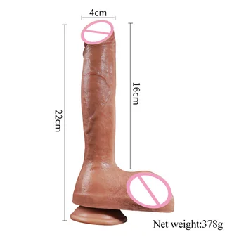Новый усовершенствованный имитирующий жидкий силиконовый фаллоимитатор, очень реалистичные секс-игрушки для женщин, взрослых, Эротический продукт, Инструмент для женской мастурбации