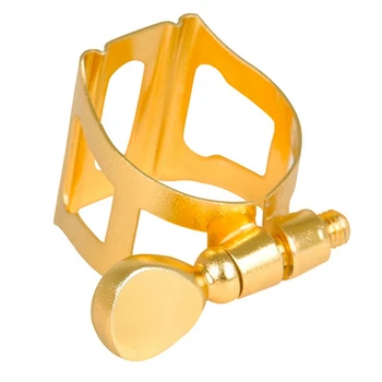 Профессиональный альт-саксофон Металлический Латунный мундштук С золотым покрытием Аксессуары для мундштуков для саксофона Размер D-7