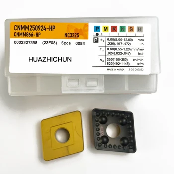 HUAZHICHUN CNMM250924-Токарные инструменты с твердосплавными пластинами HP с ЧПУ