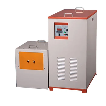 Среднечастотная индукционная нагревательная печь мощностью 110 кВт для плавки, нагрева и закалки